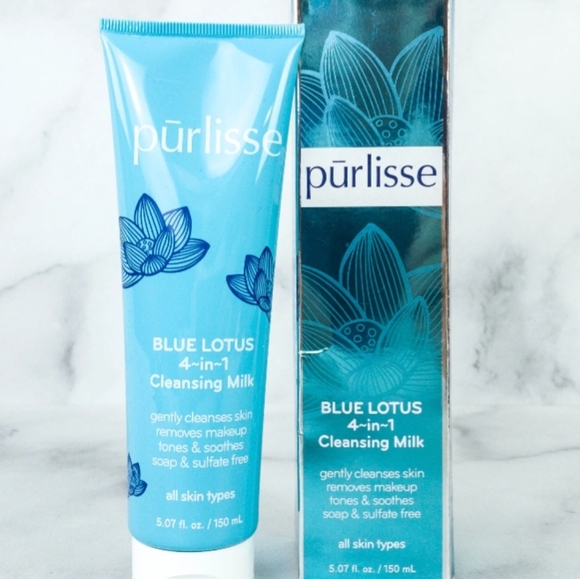 Purlisse Blue Lotus 4-in-1 Cleansing Milk - Picture 3 of 3
